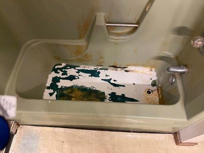 Bathroom Water Damage Repair